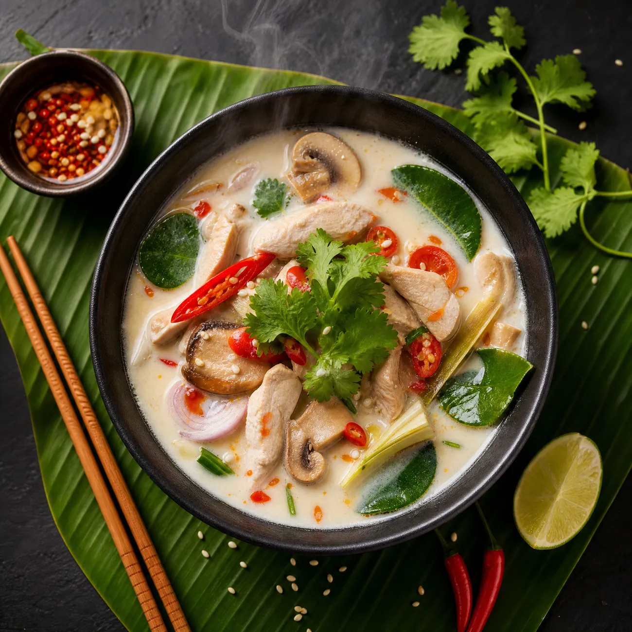 Salle et cuisine du Bangkok